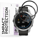 Techsuit - Nano Flex (2 pack) - Garmin Fenix 7 - Black
