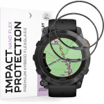 Techsuit - Nano Flex (2 pack) - Garmin Fenix 7X Pro Solar - Black