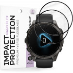 Techsuit - Nano Flex (2 pack) - Garmin Fenix 8 / Fenix 8 Pro 47mm - Black