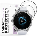 Techsuit - Nano Flex (2 pack) - Garmin Fenix 8 43mm - Black