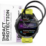 Techsuit - Nano Flex (2 pack) - Garmin Forerunner 965 - Black