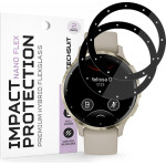 Techsuit - Nano Flex (2 pack) - Garmin Venu 3S - Black