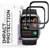 Techsuit - Nano Flex (2 pack) - Huawei Watch D2 - Black
