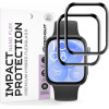 Techsuit - Nano Flex (2 pack) - Huawei Watch Fit 3 - Black