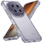 Techsuit - Shockproof Clear Silicone - Honor Magic8 Pro - Smoke Black