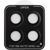 Volte-Tel Camera Glass Cover Xiaomi Redmi Note 15 Pro 4G 6.77'' 9H 0.30MM Easy Application BLACK