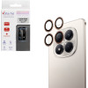 Volte-Tel Camera Glass Cover Xiaomi Redmi Note 15 Pro 4G 6.77'' 9H 0.30MM Easy Application GOLD