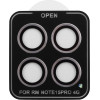Volte-Tel Camera Glass Cover Xiaomi Redmi Note 15 Pro 4G 6.77'' 9H 0.30MM Easy Application SILVER
