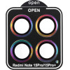 Volte-Tel Camera Glass Cover Xiaomi Redmi Note 15 Pro 5G 6.77'' 9H 0.30MM Easy Application RAINBOW