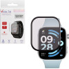 Volte-Tel Tempered Plexi Glass Xiaomi Redmi Watch 6 2.1'' 3D Edge 0.30mm Full Glue Full Cover BLACK