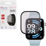 Volte-Tel Tempered Plexi Glass Xiaomi Redmi Watch 6 2.1'' 3D Edge 0.30mm Full Glue Full Cover BLACK