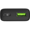 Natec Ribera Gan Slim Mains Charger 1x USB-A + 1x USB-C 20W Black - (NUC-2377)
