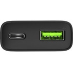 Natec Ribera Gan Slim Mains Charger 1x USB-A + 1x USB-C 20W Black - (NUC-2377)