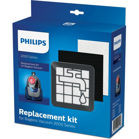 Philips 1 x Washable Motor Filter Replacement Kit - (XV1220/01)