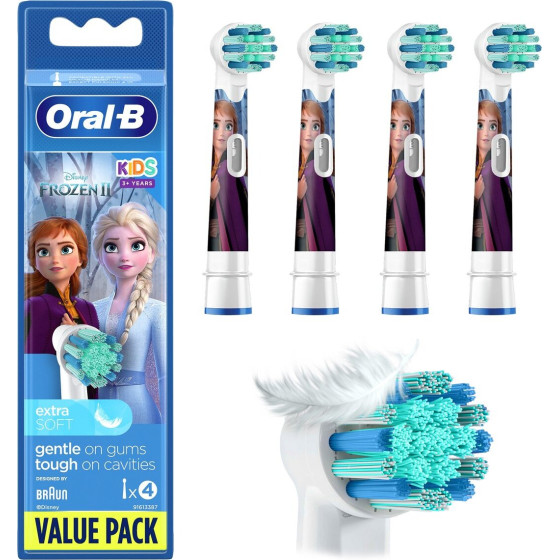 Oral-B Electric Toothbrush Heads - (EB10S-4 Frozen 4-PACK)