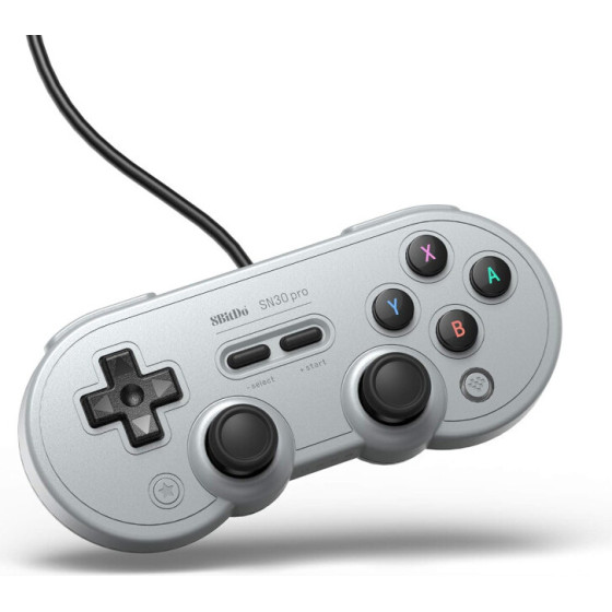 8BItdo Sn30 Pro Usb Wired Gamepad For Switch, Windows & Raspberry Pi(Gray Edition) (RET00257)