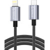 Orico ������� Lightning �� USB-C GQA29, 29W, 480Mbps, 1m, ����� - (GQA29-10-BK-BP)