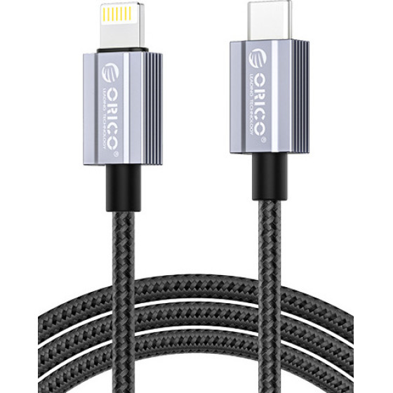 Orico ������� Lightning �� USB-C GQA29, 29W, 480Mbps, 1m, ����� - (GQA29-10-BK-BP)