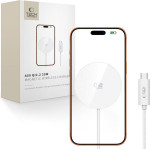 Tech-Protect A50 Magnetic Magsafe Wireless Charger 25W QI2.2 WHITE