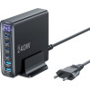 Tech-Protect DC240W-Gan 6-Port Desktop Charger Pd 240W / QC3.0 BLACK