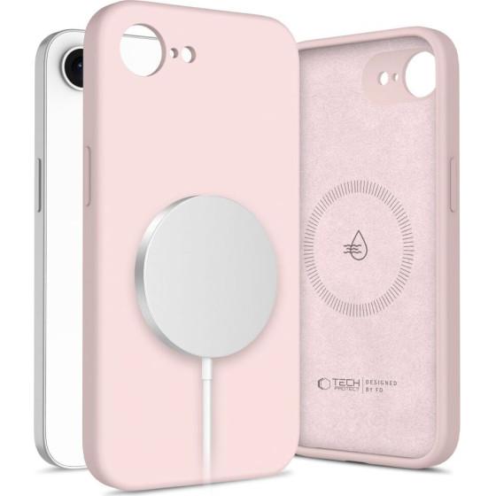 Tech-Protect Silicone Magsafe Iphone 16E / 17E Pink PEARL