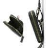 Guess 4G Metal Logo Universal Crossbody Phone Strap Small Purse - Lanyard/Shoulder Strap With Phone Wallet (Black) - (GUUCNKP4DGMK)