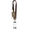 Guess 4G Metal Logo Universal Crossbody Phone Strap Small Purse - Lanyard/Shoulder Strap With Phone Wallet (Brown) - (GUUCNKP4DGMW)