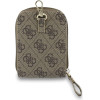 Guess 4G Metal Logo Universal Crossbody Phone Strap Small Purse - Lanyard/Shoulder Strap With Phone Wallet (Brown) - (GUUCNKP4DGMW)
