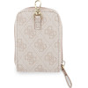 Guess 4G Metal Logo Universal Crossbody Phone Strap Small Purse - Lanyard/Shoulder Strap With Phone Wallet (Pink) - (GUUCNKP4DGMP)