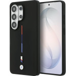 BMW M Silicone Tricolor Line Magsafe Case For Samsung Galaxy S26 Ultra - Black - (BMW001174-0)