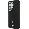 BMW M Silicone Tricolor Line Magsafe Case For Samsung Galaxy S26 Ultra - Black - (BMW001174-0)