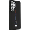 BMW M Silicone Tricolor Line Magsafe Case For Samsung Galaxy S26 Ultra - Black - (BMW001174-0)