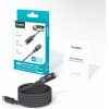 Choetech XCC-1068 Pd 60W USB-C - USB-C Cable With Display 1.2 m - Black - (01.02.04.XX-XCC-1068-GY)