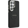 Guess Saffiano Peony Embossed Ring Magsafe Case For Samsung Galaxy S26 Ultra - Black - (GUE005379-0)
