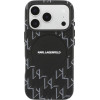 Karl Lagerfeld Monogram Logo Magsafe Case For Iphone 17 Pro - Black - (KF003127-0)
