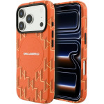 Karl Lagerfeld Monogram Logo Magsafe Case For Iphone 17 Pro - Orange - (KF003131-0)