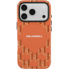 Karl Lagerfeld Monogram Logo Magsafe Case For Iphone 17 Pro - Orange - (KF003131-0)