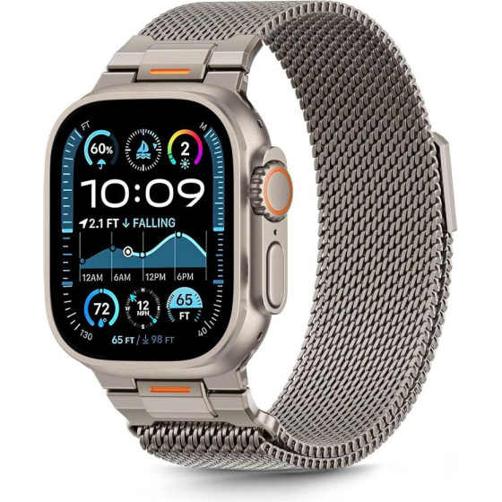 Tech-Protect Milano Vanguard Bracelet For Apple Watch (44 / 45 / 46 / 49 mm) - Titanium - (29866-0)