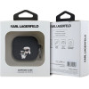 Karl Lagerfeld Case Airpods 4, 3D Logo Nft K/C Silicone - KLA4RUNKC