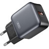 XO 220V 18W, USB-A + Cable A-C, L152 /black/