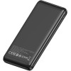 XO Power Bank 10000 mAh, 22.5W, Black - PB308