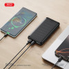 XO Power Bank 10000 mAh, 22.5W, Black - PB308