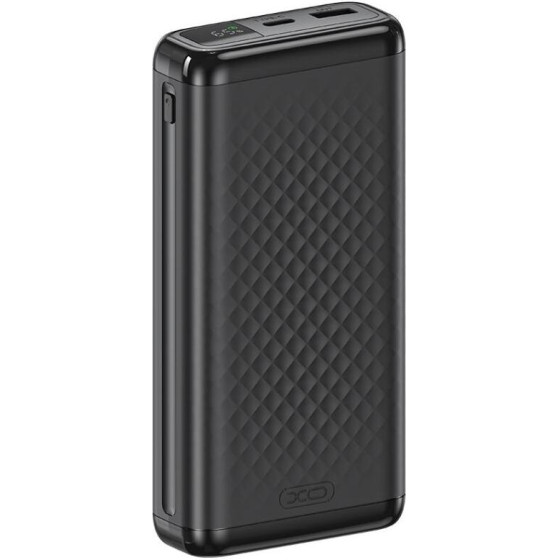 XO Power Bank 20000 mAh, 22.5W, Black - PB309