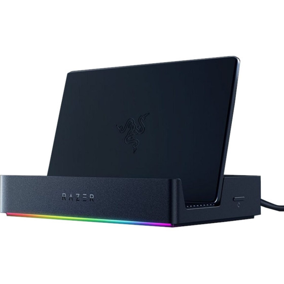 Razer Handheld Dock Chroma - Steam Deck, Switch 2, Smartphones, Tablets - Usb C/Usb A/HDMI/GbE/100W - (RC21-02310100-R3M1)