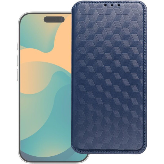 Flip Case For Iphone 17 Pro Max Cubic Book Blue OEM