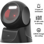 DELI 1D & 2D Desktop Barcode Scanner Black - (ES231)