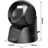 DELI 1D & 2D Desktop Barcode Scanner Black - (ES231)