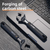 DELI Adjustable Carbon Steel Wrench 8' Black - (EHT1508)