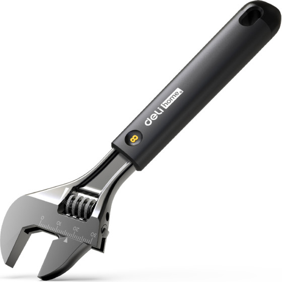 DELI Adjustable Carbon Steel Wrench 8' Black - (EHT1508)