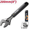 DELI Adjustable Carbon Steel Wrench 8' Black - (EHT1508)